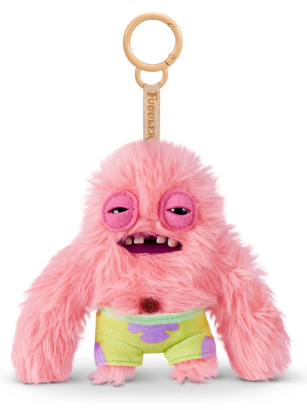 Zuru Fuggler Sponge Bob Plush Key Chain Stuffed Toy Collection ( Patrick )